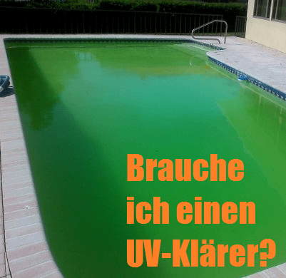 Pool schwebealgen grünes Wasser uv-klaerer.de UVC Poolfilter Druckfilter Durchlauffilter Sandfilter