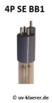 UV-Klärer UVC-Ersatzlampen einseitig gesockelt T5 Sockel blaue Fassung 4P SE BB1