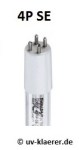 UV-Klärer UVC-Ersatzlampen einseitig gesockelt T5 Sockel weisse Fassung 4P SE