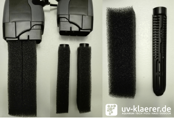 Aquael Uni Filter 500 UV Filterpatrone Schaumstoffeinsatz Innenfilter