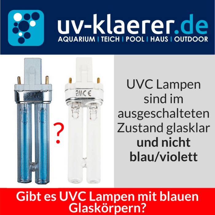 blaue UVC Ersatzlampe